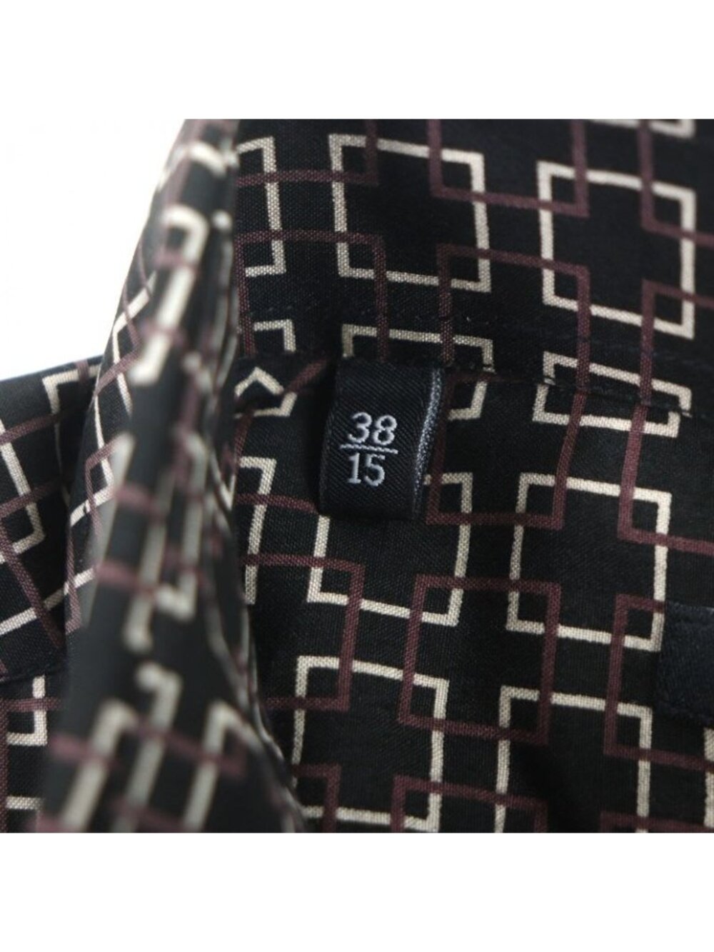 Gucci Vintage 100% Silk Tom Ford Period All Over Pattern Long Sleeve Shirt - Picture 8 of 11